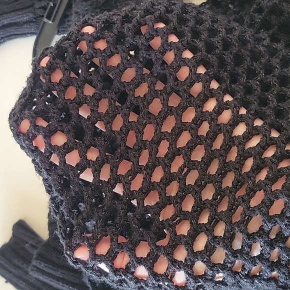 Express Open Knit V-neck Sweater - Picture 4 of 5